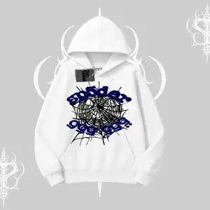 Beyaz Kapşonlu Sweatshirt Sp55der