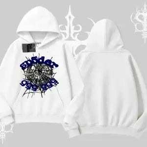 Beyaz Kapşonlu Sweatshirt Sp55der