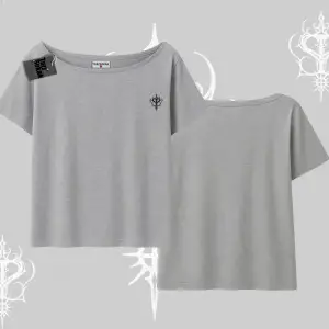 Beyaz Kayık yaka Tişört Özel logolu