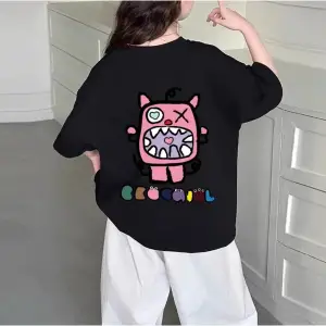 Beyaz Kedi Meme Baskı Karikatür Grafik Baskı Yaz Tees Tops Harajuku