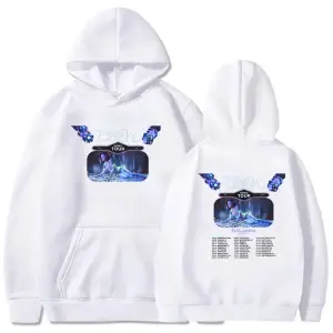 Beyaz Kehlani Crash World Tour for Roupas Femininas Winter Warm Hooded Pullo