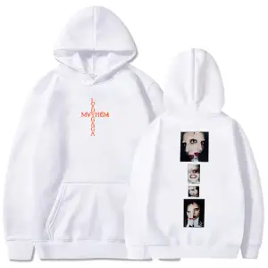 Beyaz kıcı Lady Gaga Mayhem Albümü Moda için Pol