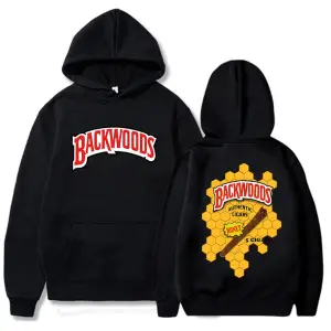 Beyaz kıyafetleri Backwoods GrafikSıcak Rahat u Streetwear