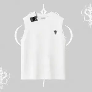 Beyaz Kolsuz Tişört Özel logolu