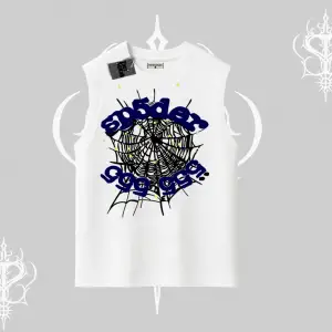 Beyaz Kolsuz Tişört Sp55der