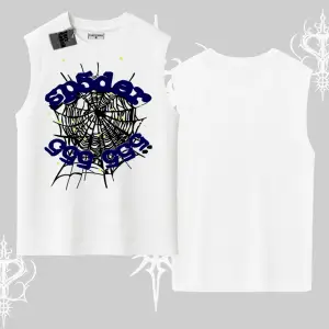 Beyaz Kolsuz Tişört Sp55der