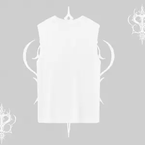 Beyaz Kolsuz Tişört Spider Undercover