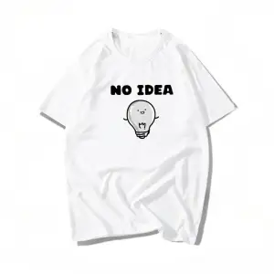 Beyaz Komik Sloganı Im Late for Work Mizah Vintage Japonya Kanji Hiçbir Fikir Baskılı T Sh