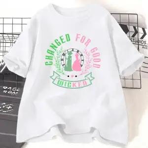 Beyaz Kötü İyi Defy Yerçekimi Kötü Müzikal Sihirbazı Grafik Tees