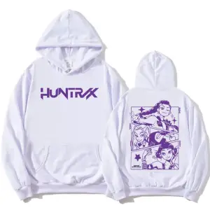 Beyaz KPop Demon Hunters Saja Boys Derpy TigerModa Film Baskıl