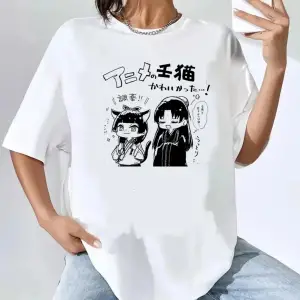 Beyaz Kusuriya Hiçbir Hitorigoto Maomao Kawaii Karikatür Tshirt Anime Este