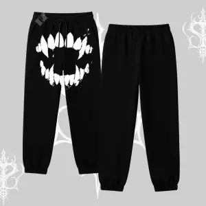 Beyaz Lastikli Eşofman Altı Vampir Dış