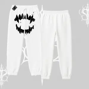 Beyaz Lastikli Eşofman Altı Vampir Dış