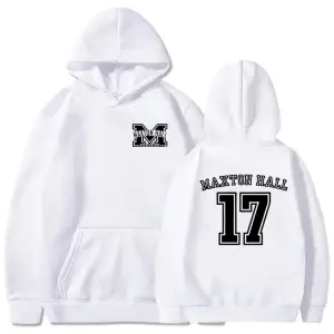 Beyaz Maxton Hall 17 TV Graphic Hoodie The World Between Us