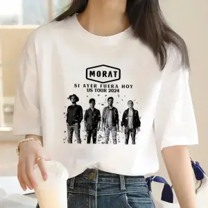 Beyaz Morat yaz tasarımcı Tshirt grafik komik Streetwear giysi kıyafetleri