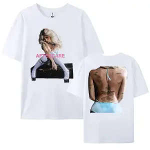 Beyaz Nessa Barrett Aftercare Albümü lu Tee Şarkıcı Grafik Tshirt lar/E