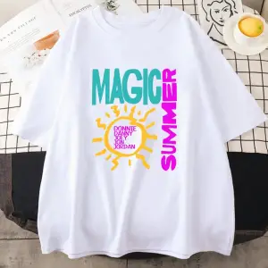 Beyaz NKOTB sihirli yaz -gömlek Pop müzik yeni çocuklar blok