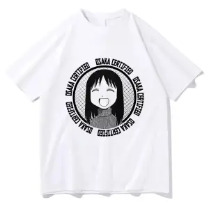 Beyaz Osaka Sertifikalı ler Harajuku Kawaii Ayumu Tshirt Sıcak Unisex li