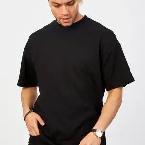 Beyaz Oversize Düz T-shirt