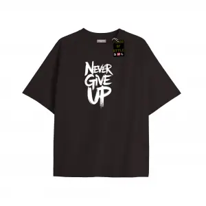 Beyaz Oversize T-shirt asl pes etme Özel tasarım