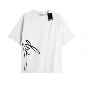 Beyaz Oversize T-shirt dnz minimal Özel tasarım