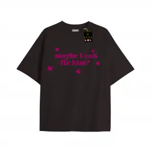 Beyaz Oversize T-shirt fixhim Özel tasarım