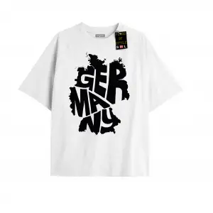 Beyaz Oversize T-shirt germany Özel tasarım