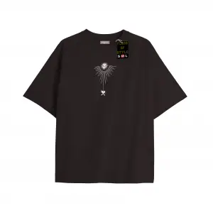 Beyaz Oversize T-shirt göz tasarım Özel tasarım