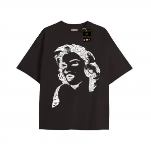 Beyaz Oversize T-shirt kız Özel tasarım