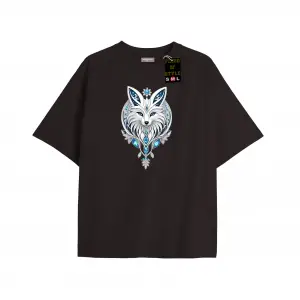 Beyaz Oversize T-shirt kurt Özel tasarım