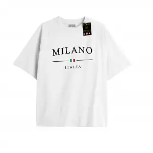 Beyaz Oversize T-shirt milono Özel tasarım