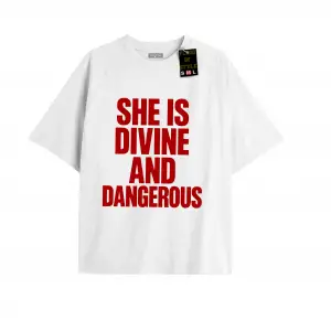 Beyaz Oversize T-shirt sheıs Özel tasarım