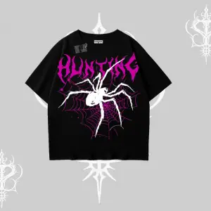 Beyaz Oversize Tişört Autumn Spider