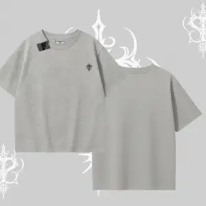 Beyaz Oversize Tişört Özel logolu