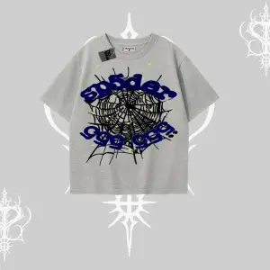 Beyaz Oversize Tişört Sp55der