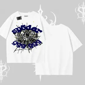 Beyaz Oversize Tişört Sp55der