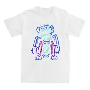 Beyaz Oyun Jinx Arcane leri Yaz O-Boyun Grafik Baskı Elbise Hip Hop Stre