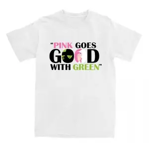 Beyaz Pink Goes Good with Green Fantasy Movies Wicked Printing Cotton High Quality