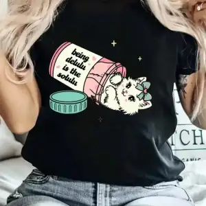 Beyaz Profesyonel Napper Komik Kedi Meme üyük Boy Tshirt Vintage Es