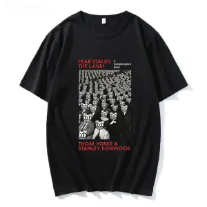 Beyaz Radiohead Tler lu Çocuk Rock Boy Hip Hop Tops Yaz Tees K