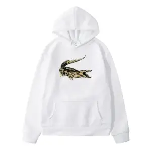 Beyaz Renkli Yeni Timsah Baskılı