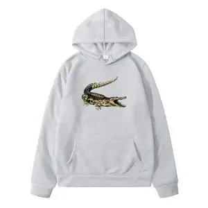 Beyaz Renkli Yeni Timsah Baskılı