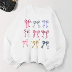 Beyaz Retro Leopar Baskı Yay