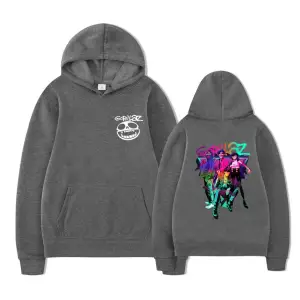 Beyaz Rock Band Gorillaz Y2k Hip Hop