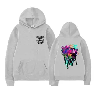 Beyaz Rock Band Gorillaz Y2k Hip Hop