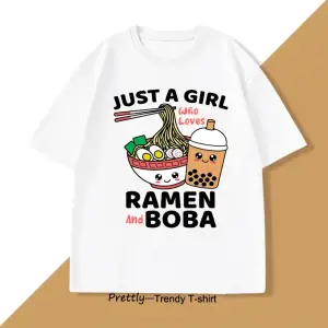 Beyaz Sadece Ramen ve Bobayı Seven Bir Japon Yemeği Ramen Sevgilisi Komi