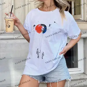 Beyaz Satürn Baskili