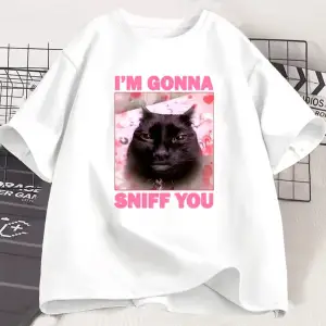 Beyaz Seni Koklanacak Komik Kedi Meme Tee ve için Beyin Rot Kediler Apta