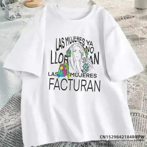 Beyaz Shakira Las Mujeres Ya Hiçbir Lloran Tshirt Harajuku La Bichota