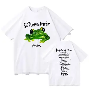 Beyaz Silvershirt Frogstomp 1995 lar/erkekler -gömlek Hip Hop S